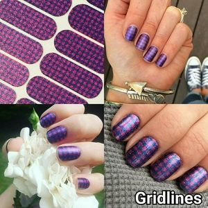 Jamberry Nail Wrap - Gridlines